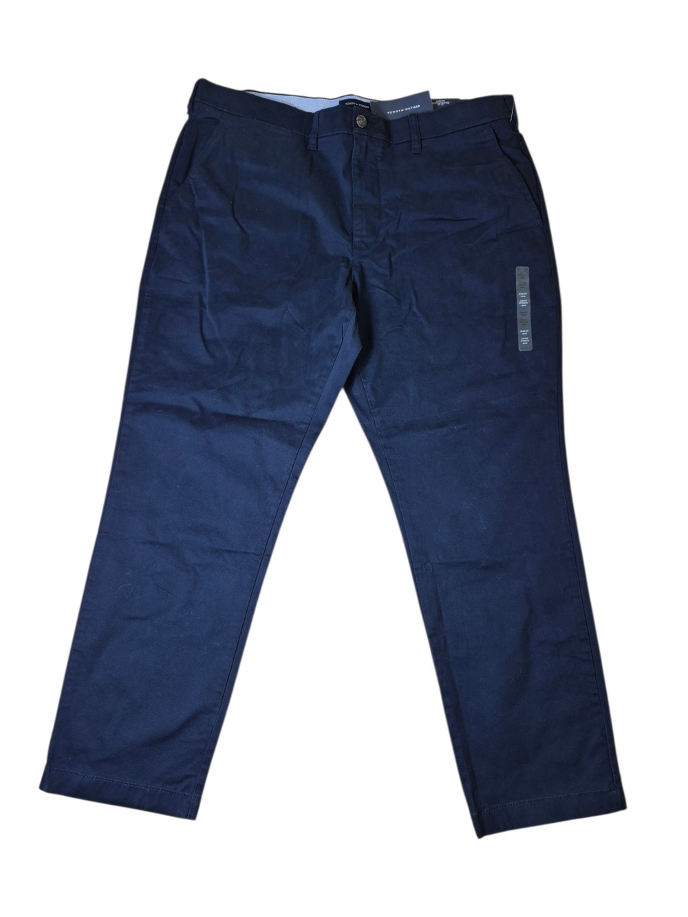 Tommy Hilfiger Men's Core Stretch Chino Pants Navy Blue 40x30 NWT